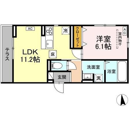 フィオレンテ 長町南の物件間取画像